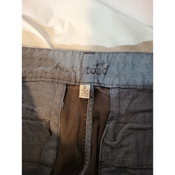 Toad & Co Pants Women's Size 2 Checkov Outdoor Stretch Chino Gray - Picture 4 of 5